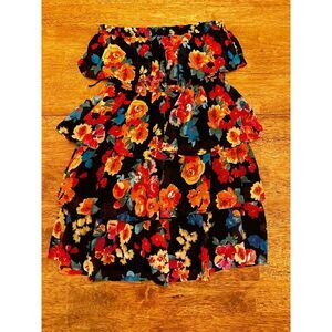 Almost famous‎ floral halter dress medium